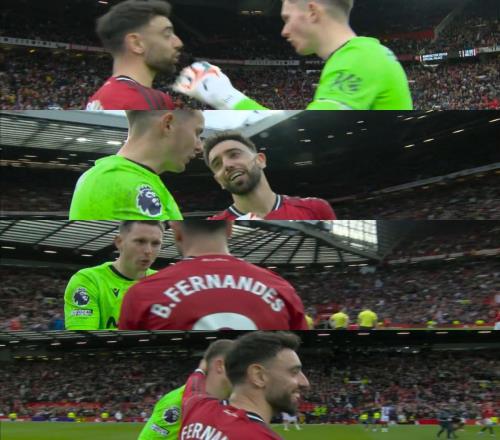 和前隊(duì)友也感情好，B費(fèi)罰進(jìn)點(diǎn)球后和迪恩亨德森友好交流