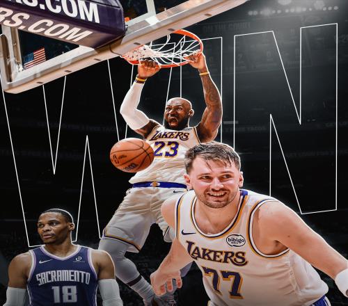 勝國(guó)王取2連勝！湖人2戰(zhàn)送63次助攻，東契奇終于像詹姆斯那樣打球