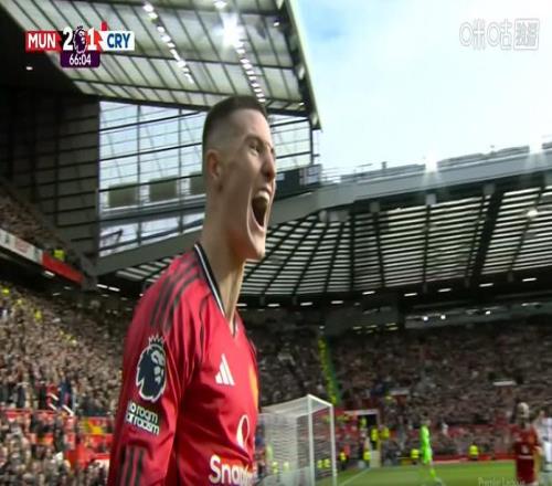 B費(fèi)點(diǎn)射+精準(zhǔn)助攻，謝什科首發(fā)進(jìn)球，曼聯(lián)21逆轉(zhuǎn)10人水晶宮