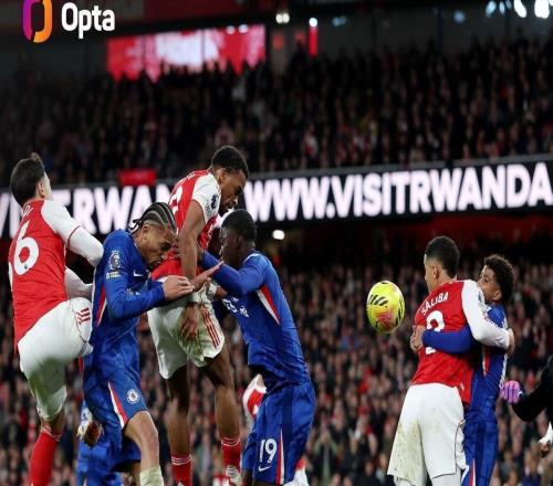 阿森納單賽季英超通過角球打入16球，追平英超歷史紀(jì)錄