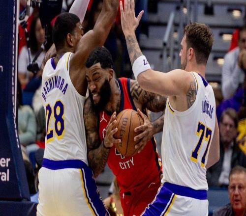 搞笑，湖人隊(duì)盧卡東契奇嘲諷八村塁模仿勒布朗詹姆斯