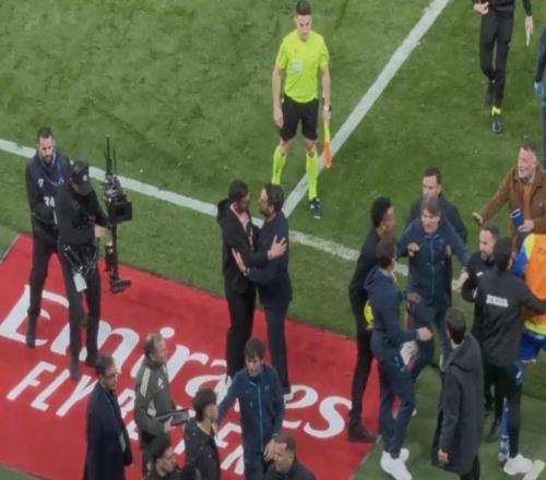 這是咋了維尼修斯、米利唐與赫塔費球員恩約姆發(fā)生激烈沖突