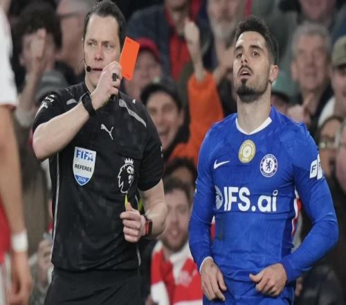 紅牌有影響，切爾西場(chǎng)均跑動(dòng)距離105.7公里，為全英超最低