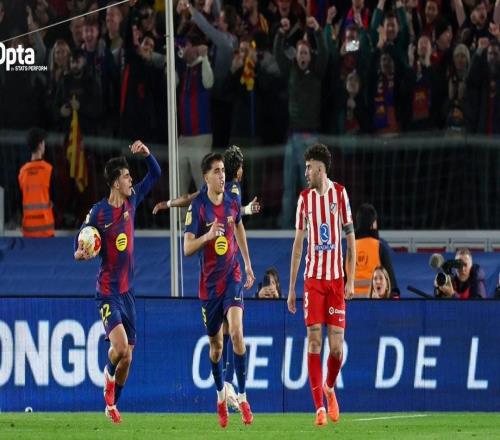 18歲281天，貝爾納爾是1314賽季以來巴薩國王杯雙響最年輕球員