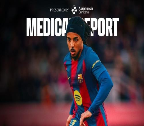 巴薩官方：孔德左大腿股二頭肌受傷，傷缺時(shí)間根據(jù)恢復(fù)情況而定