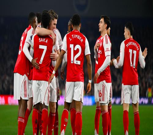 各項(xiàng)賽事10場(chǎng)不敗！阿森納10布萊頓甩開曼城7分薩卡一劍封喉