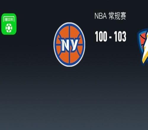 NBA戰(zhàn)報(bào)：雷霆103100險(xiǎn)勝尼克斯取NBA4連勝，霍姆格倫28+8+2