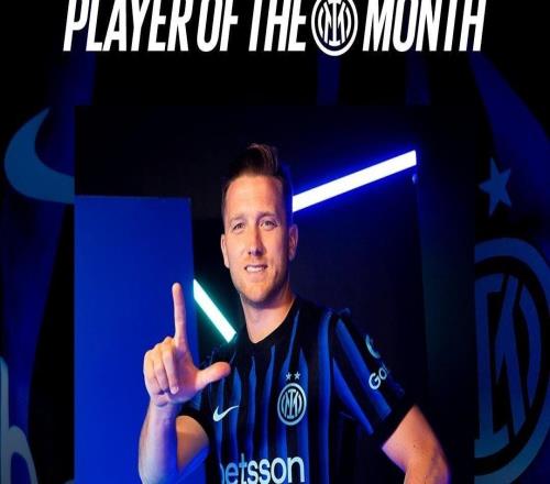 官方：澤林斯基當(dāng)選國(guó)米2月最佳球員