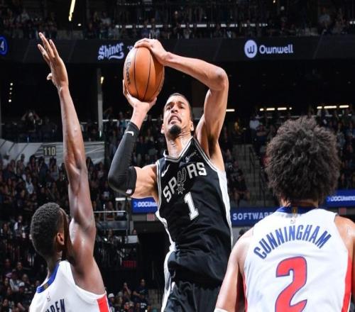 文班統(tǒng)治活塞：馬刺?？顺智蚝? />
<div   id=