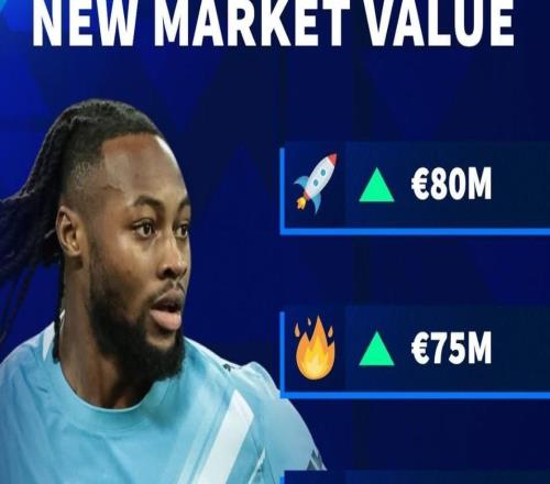 加盟曼城12場造9球，德轉(zhuǎn)預熱塞門約身價：最高漲至8000萬歐