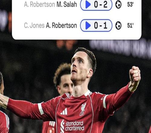 傳射建功，羅伯遜自2021年12月以來首次單場進球+助攻