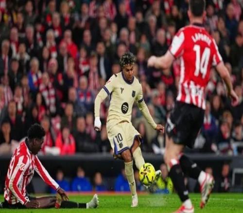 【西甲】左腳兜射無(wú)敵！亞馬爾制勝，巴薩1比0畢巴