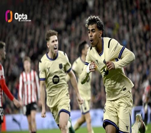 14球，亞馬爾是本世紀(jì)為巴薩單賽季西甲進(jìn)球第三多的本土球員