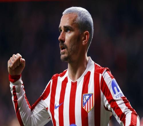 484場(chǎng)，格列茲曼成為馬競(jìng)隊(duì)史出場(chǎng)次數(shù)第四多的球員