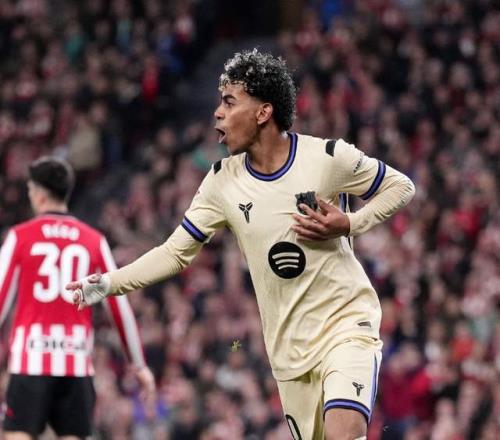 18歲亞馬爾復制梅西經典：彩虹球進死角對手倒下！生涯50球