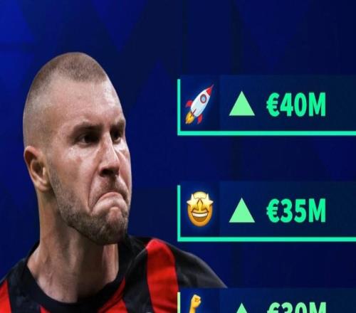 德轉(zhuǎn)預(yù)熱帕夫洛維奇身價(jià)更新：最高漲至4000萬歐元