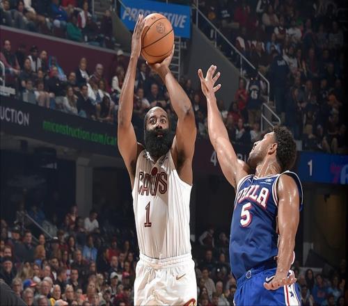 轟21+5+5連破紀(jì)錄，哈登成歷史唯一！騎士40橫掃76人又撿漏奇兵