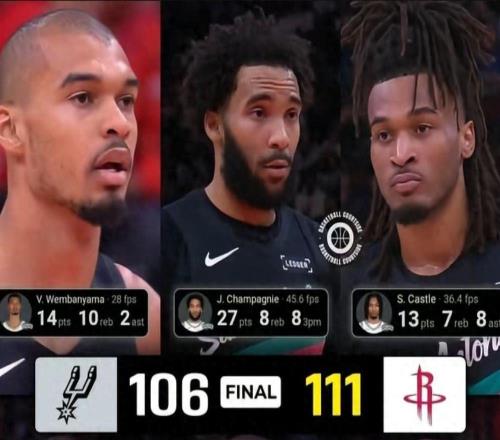 擺爛差距太真實！火箭熬三年換來杰倫格林馬刺直接拿下文班亞馬