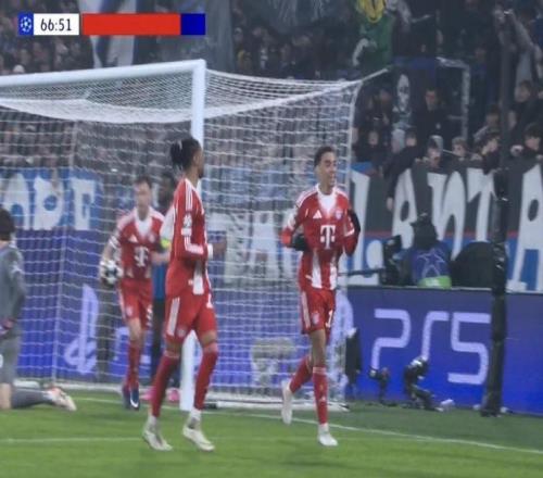 67球33助，穆西亞拉拜仁一隊(duì)生涯已直接參與100球