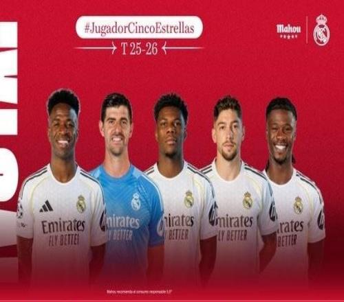 皇馬2月最佳候選：維尼修斯、褲襪、楚阿梅尼、82、卡馬文加