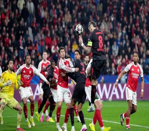 下半場(chǎng)遭勒沃庫(kù)森閃擊，阿森納本賽季歐冠首次比分落后