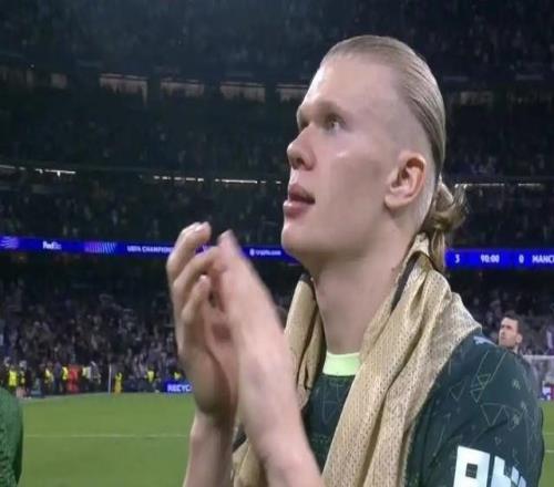 巴尔韦德戴帽曼城0比3惨败皇马，哈兰德全场零射正，姆巴佩笑了