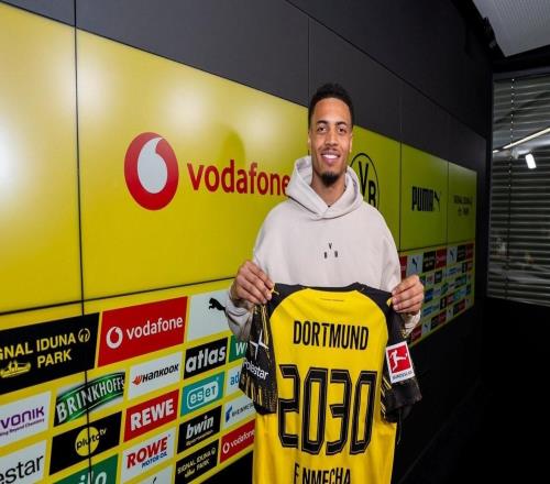 官方：多特蒙德中場(chǎng)恩梅加和俱樂(lè)部續(xù)約至2030年6月