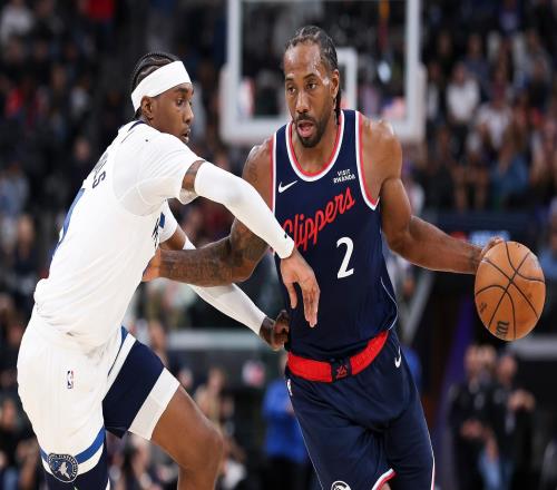 萊昂納德45分力壓愛德華茲36分快船主場大勝森林狼