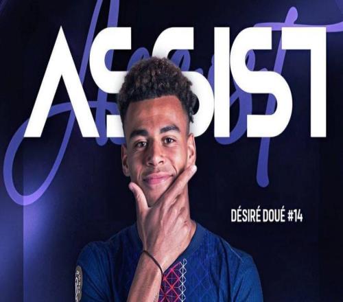 4球3助攻，杜埃代表巴黎近4場歐冠比賽直接參與7粒進球