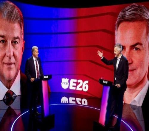 巴薩主席大選終極對(duì)線：拉波爾塔與豐特互撕，哈蘭德成大餅