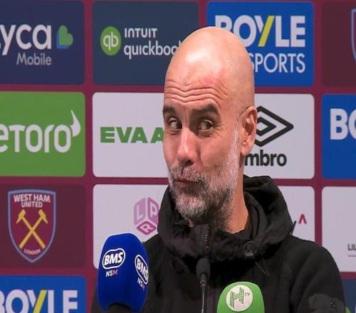 哈蘭德傷到敏感部位瓜帥：我希望他的妻子今晚會(huì)高興