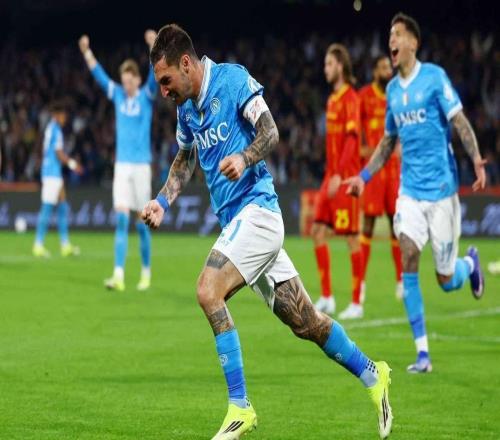 本賽季那不勒斯19人在意甲取得過進球，同期五大聯(lián)賽第一