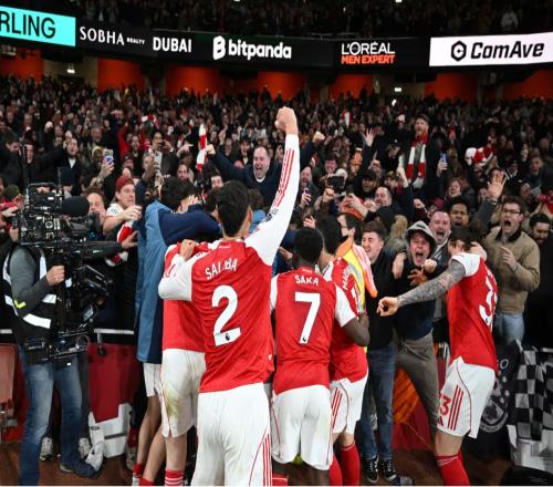 爭冠懸念終結(jié)阿森納贏球曼城掉鏈子，領(lǐng)先多達9分！