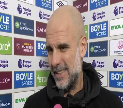 瓜帥：英超爭冠還沒結束除了客戰(zhàn)槍手曼聯(lián)，我們都表現(xiàn)更好