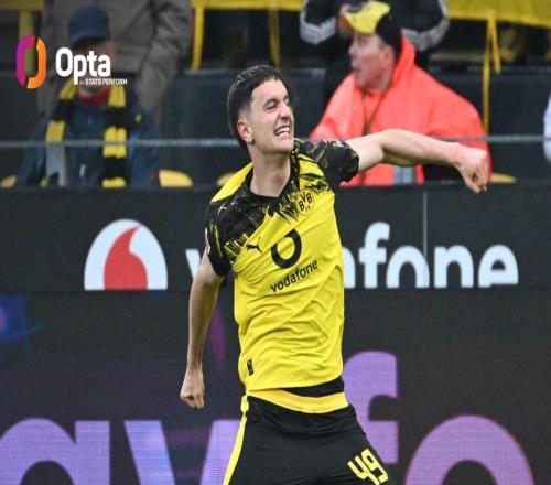 18歲64天，雷賈尼成為德甲歷史最年輕的意大利進球球員