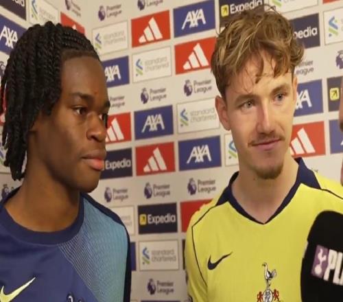 热刺两名小将奥卢塞西&罗斯韦尔：完成英超首秀是梦想成真