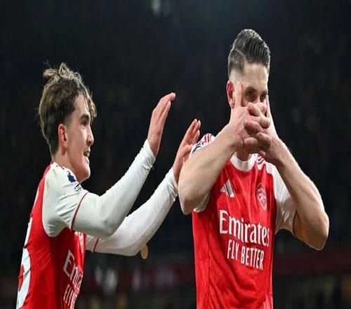 英超第30輪：阿森納20埃弗頓視頻集錦，哲凱賴什道曼建功