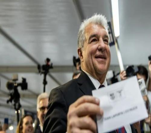 得票率得票數(shù)歷史第二！巴薩主席選舉拉波爾塔大勝