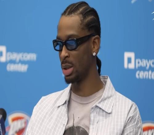 連續(xù)得分20+紀(jì)錄險終結(jié)！SGA：我不在乎這些，贏球才是一切