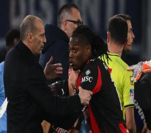 萊昂不滿被換下！離場時不斷抱怨，還推開阿萊格里