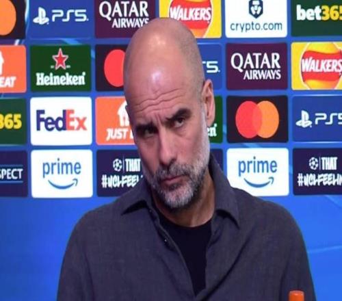 瓜帥：首回合我們四五個前鋒但沒進(jìn)球，有時倆前鋒就能進(jìn)5球