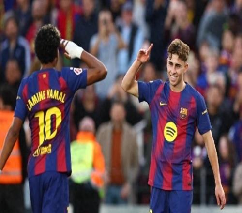 巴薩年輕群星身價(jià)飆升：費(fèi)爾明暴漲至1億歐元，領(lǐng)跑西甲