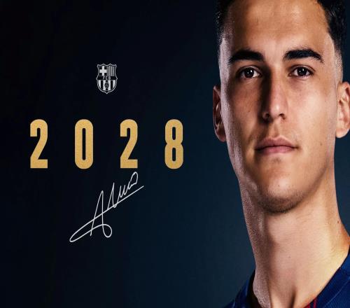 官方：巴薩與科爾特斯續(xù)約至2028年，外加1年的續(xù)約選項