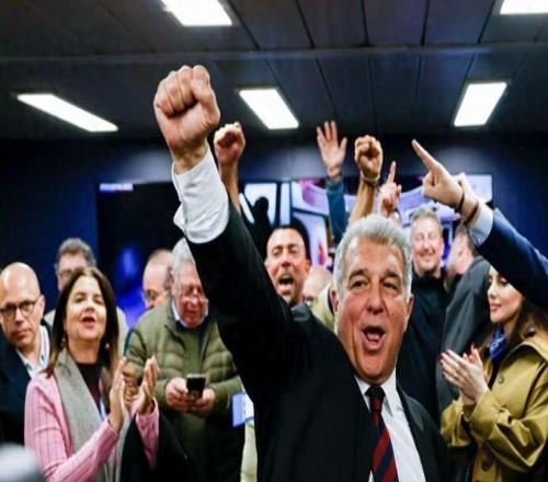 拉波尔塔史诗级大胜：以68%得票率再任巴萨主席，丰特梦碎