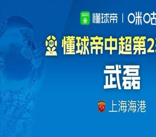 懂球帝2026赛季中超第2轮MVP：武磊