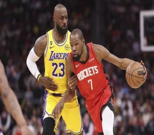 拉鋸戰(zhàn)！火箭落后6分變反超6分：杜蘭特轟16分，詹姆斯養(yǎng)生局