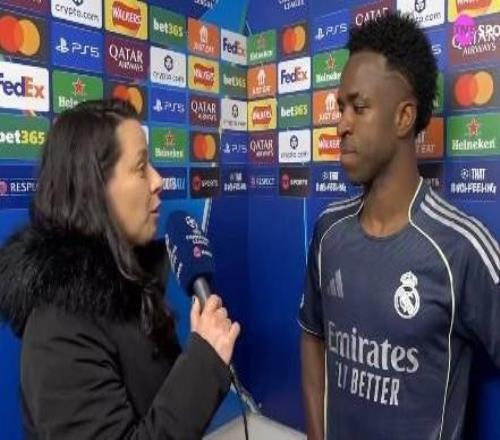 維尼修斯：我不會太去關注數據，今天我其實也錯過了一些機會