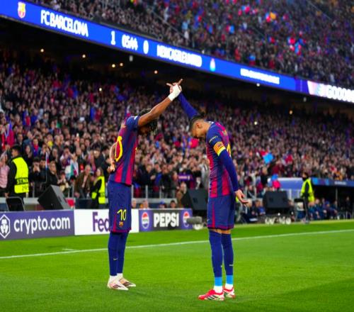 欧冠晋级夜：巴萨83纽卡红军41热刺57马竞拜仁102亚特兰大