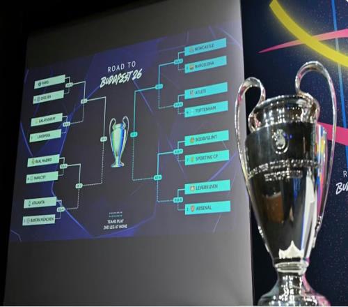 歐冠八強(qiáng)對(duì)陣出爐：阿森納碰葡萄牙體育，皇馬拜仁提前火并