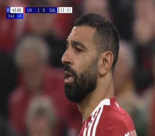 薩拉赫歐冠生涯第3次罰丟點球，均發(fā)生在安菲爾德